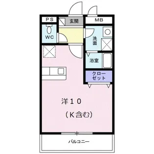 アルドーレ【3階】の間取り