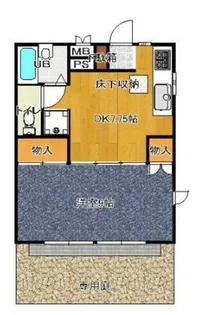 ツインハイツ鶴川A【1階】の間取り