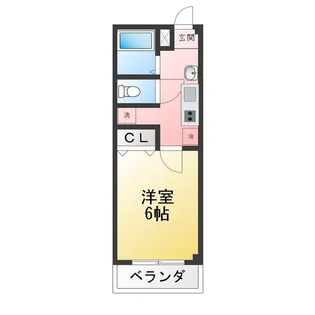 アビタシオン横山【1階】の間取り