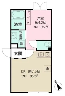 LAPiS中野坂上II【2階】の間取り