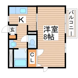 リライアンス【1階】の間取り
