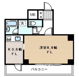 ラ・スピーガ元町【6階】の間取り