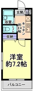 フロランタン【2階】の間取り