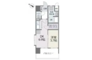 カーサエンぺサール【4階】の間取り