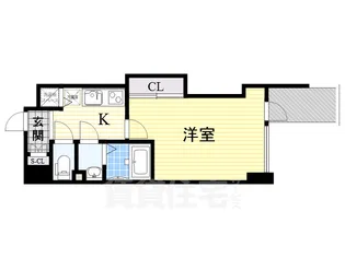 ラグゼ花園【10階】の間取り
