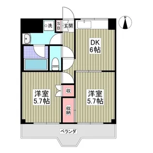 アザレアマンション【3階】の間取り