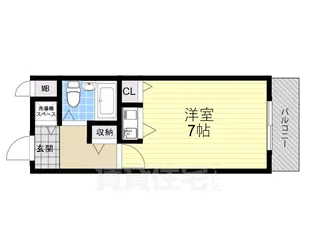 ビューキャッスル【4階】の間取り