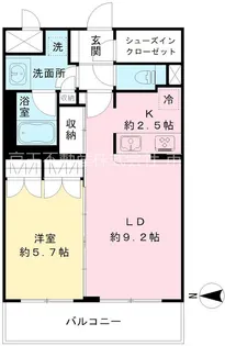 ACOLT氷川台【4階】の間取り