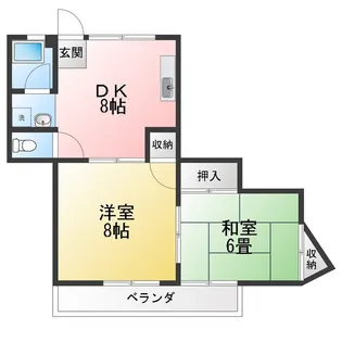 鈴木マンション【3階】の間取り