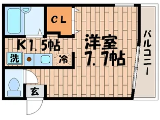 RESIDIA池上A棟【1階】の間取り