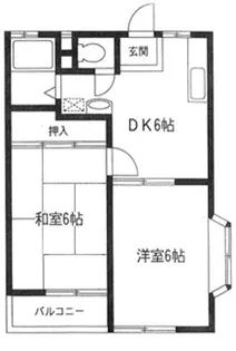 サンテラス桜ヶ丘【1階】の間取り
