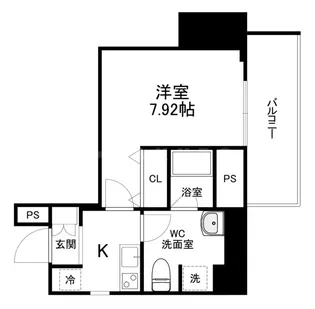 エルプレイス本町【6階】の間取り