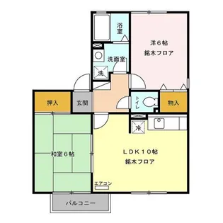 アスティオン B【2階】の間取り