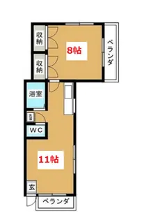 メゾンドM?S【2階】の間取り