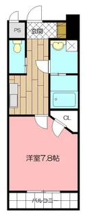 ギャラン竪町【8階】の間取り