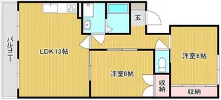 風はいつII【2階】の間取り