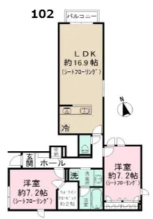 UX court【1階】の間取り