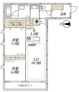 シャルマンSKJ【2階】の間取り