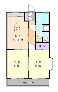 ベルウッド弐番館【2階】の間取り