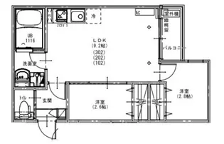 KEIAI RESIDENCE 北上尾VI【2階】の間取り
