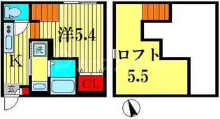 RIZEST 新松戸西【1階】の間取り
