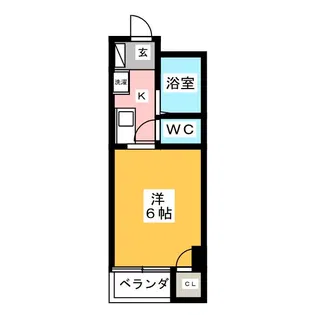 スカイハイツ【4階】の間取り
