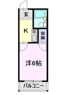 岩倉第3レジデンス【2階】の間取り