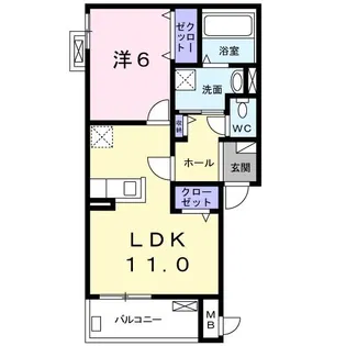 サニーハウス奏【3階】の間取り