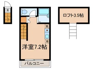 アエルパレス成城【2階】の間取り