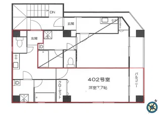 Ark Place EBISU【4階】の間取り
