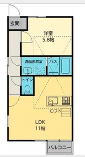ヴェルデアリア【2階】の間取り