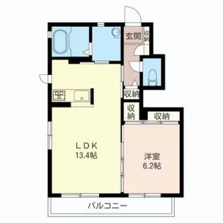 ソレアード【1階】の間取り