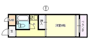 ヴィラたかまつ【3階】の間取り