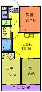 ベルリーナホーフ【1階】の間取り