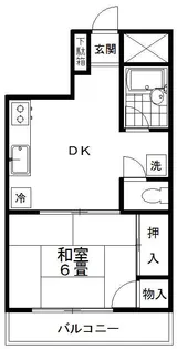 レジデンス加茂【4階】の間取り