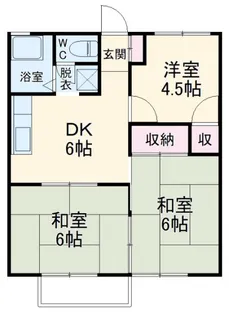 マリンコーポ【2階】の間取り