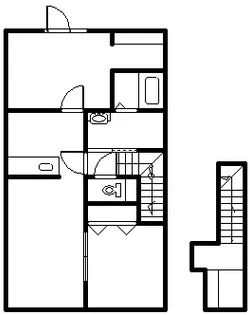 アニメート士(サムライ)【2階】の間取り