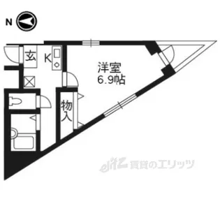スペシャリー丸太町【5階】の間取り