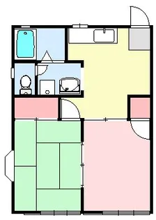 リバティハウス八ヶ崎A【2階】の間取り