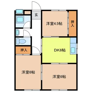 第三コーポ1000【1階】の間取り