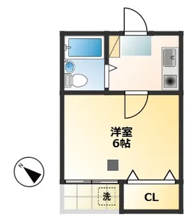 シャトレーヌ松本【2階】の間取り