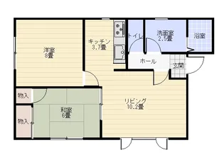 グリーンハイツ【2階】の間取り