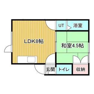 コーポレーションさとみ【1階】の間取り