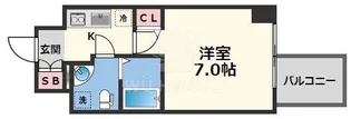 APRILE南森町【5階】の間取り