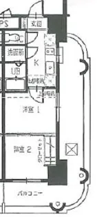 No40 PROJECT2100博多駅前【13階】の間取り