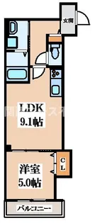 クリエオーレ西石切【1階】の間取り