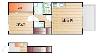 ヴィルセイン椋野A棟の間取り
