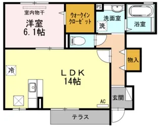 神奈川県小田原市飯泉【アパート】の間取り