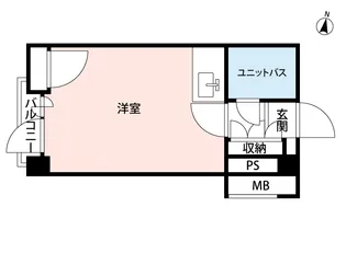 ソフトタウン白金【2階】の間取り