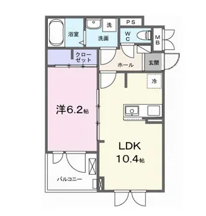 大阪府羽曳野市古市2【アパート】の間取り